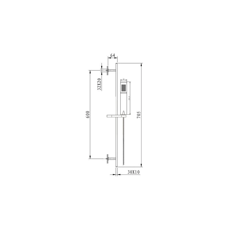 Conjunto Barra Ducha Optima OPH070