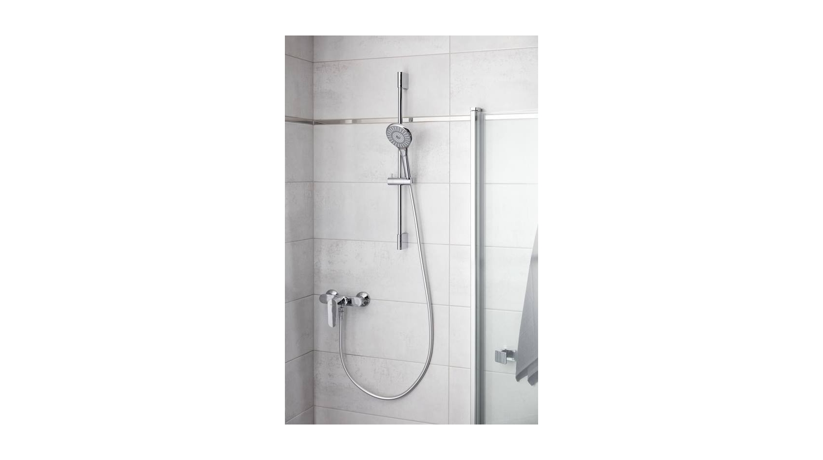 Soporte De Pared Para Ducha Con Sistema De Cremallera By Eurosanit