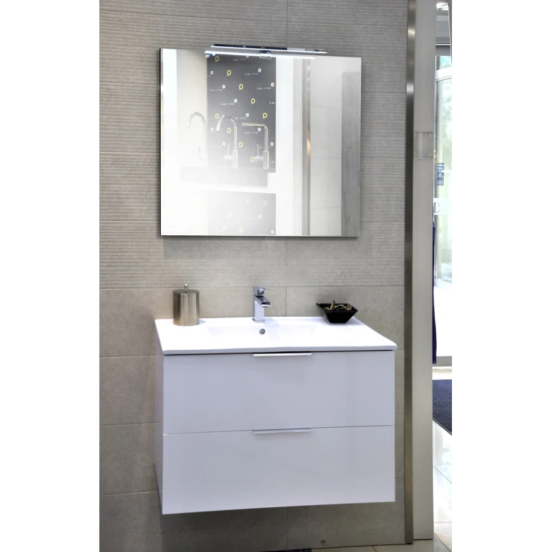 Sonia Mueble de Baño Greywood 80x46 cm 2 cajones con lavabo