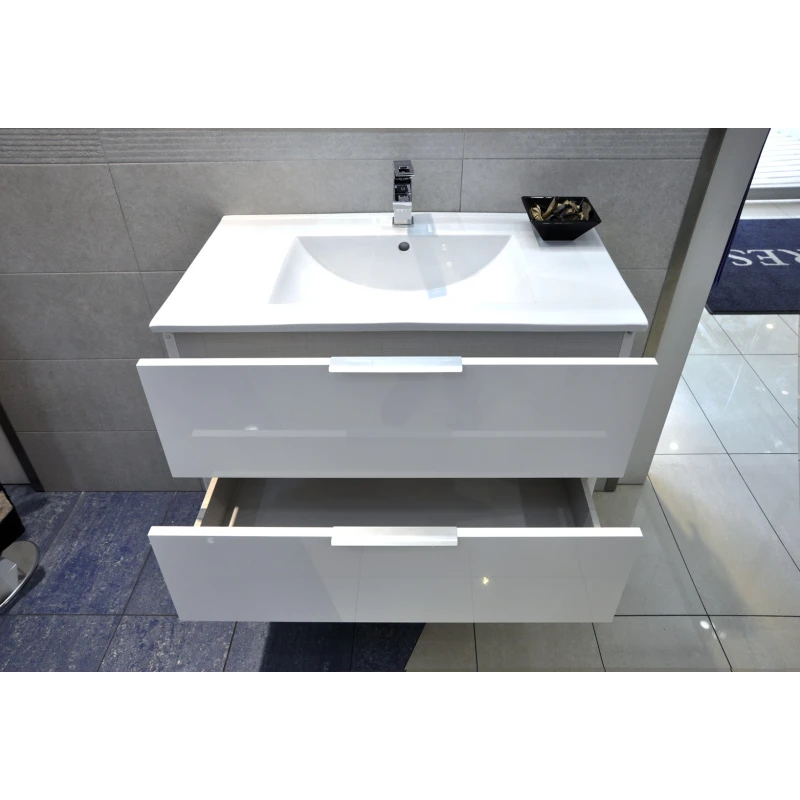 Sonia Mueble de Baño Greywood 80x46 cm 2 cajones con lavabo