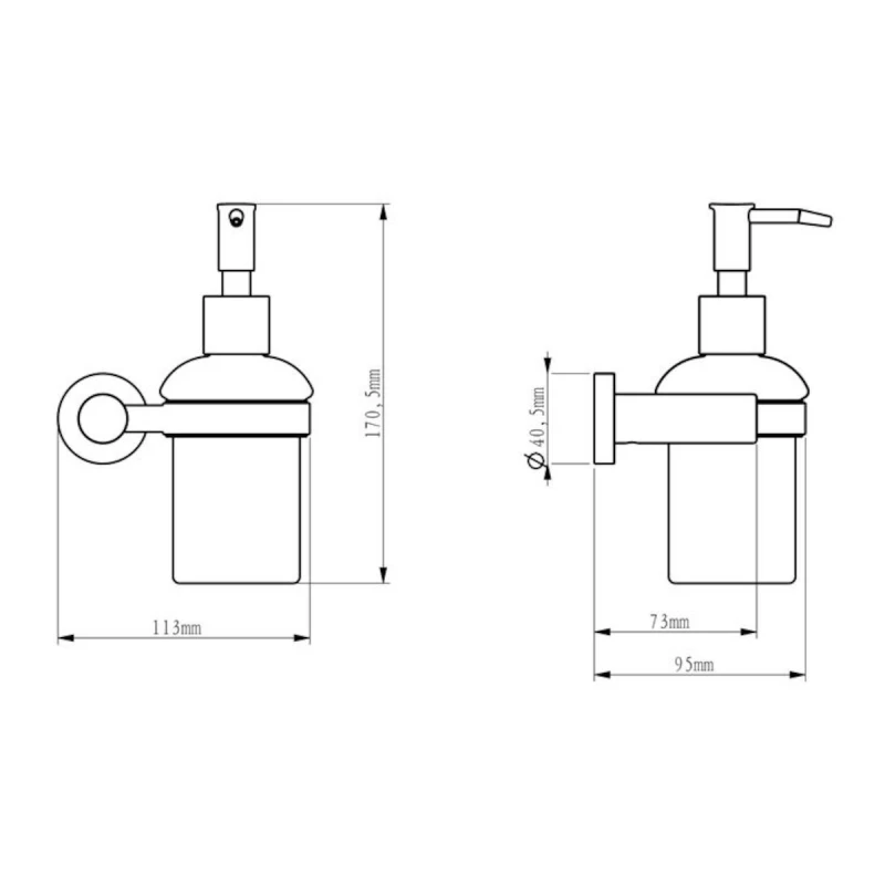 Dosificador de jabón liquido Soft SOF99 Optima