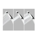 Juego de ducha Swiss Aqua Technologies con estante blanco / cromado SATSSP31 Set de ducha con balda con 3 funciones.