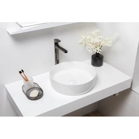 Lavabo Infinito blanco mate SATINF3939M 39x39