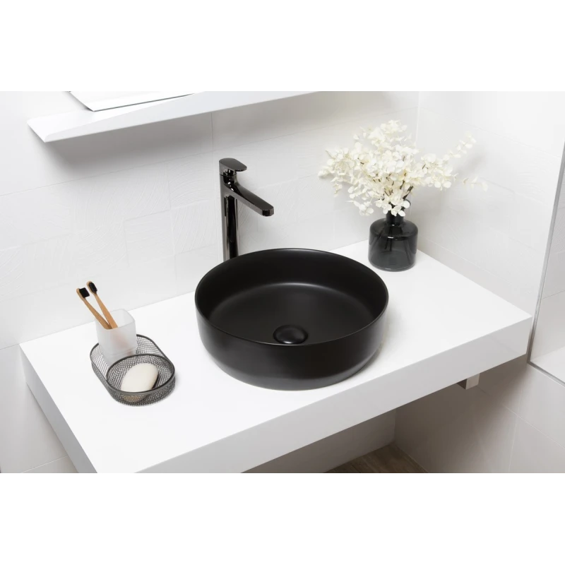 Lavabo Infinito negro mate SATINF3939BKM Swiss Aqua Technologies