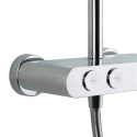 COLUMNA DE DUCHA BLANCO/CROMO SATSSPKP DE SWISS AQUA TECHNOLOGIES