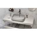 SWI DARK PVD GUN METAL Monomando Lavabo ALTO SATBSDA285P