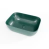 Lavabo infinitio Verde Oscuro Mate SATINF4532DGEM rectangular Swiss Aqua Technologies