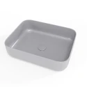 Lavabo encimera rectangular Gris Mate Infinitio SATINF5039LGRM de Swiss Aqua Technologies