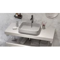 Lavabo encimera rectangular Gris Mate Infinitio SATINF5039LGRM de Swiss Aqua Technologies