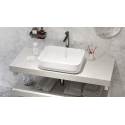 Lavabo encimera Blanco Brillo 50x39 Infinitio SATINF5039M de Swiss Aqua Technologies