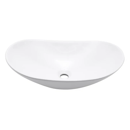 Lavabo Ovalado encimera Infinitio SATINF61536 Blanco Brillo de Swiss Aqua Technologies