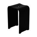 Asiento para baño SATSTOLPLASTC negro de Swiss Aqua Technologies