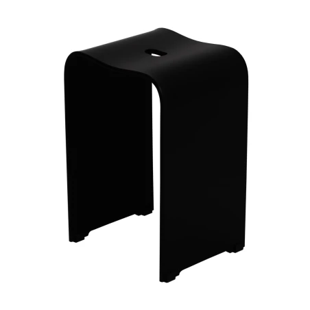 Asiento para baño SATSTOLPLASTC negro de Swiss Aqua Technologies