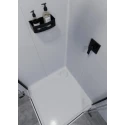 Bandeja para baño SATDPOLMC negro mate de Swiss Aqua Technologies