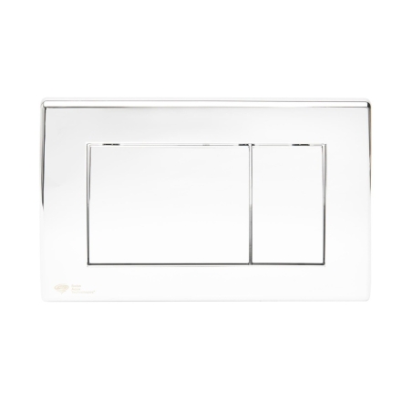 Pulsador WC cisterna empotrada SATAT21 cromado brillo de Swiss Aqua Technologies