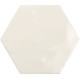 Angle Ivory Hexagonal 15x17,3 Brillant