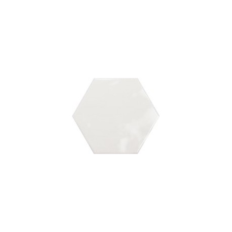 Angle White Hexagonal 15x17,3 Brillant