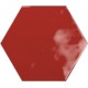 Angle Red Hexagonal 15x17,3 Brillant