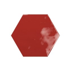 Angle Red Hexagonal 15x17,3 Brillant