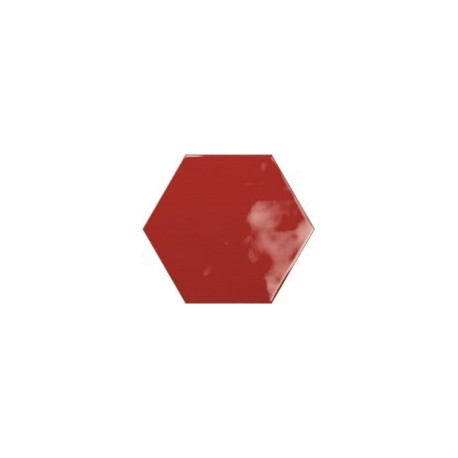 Angle Red Hexagonal 15x17,3 Brillant