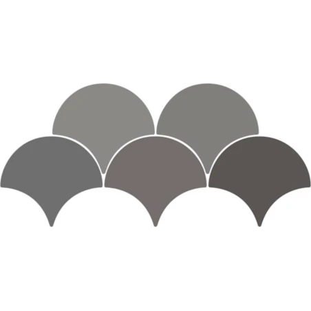 REGATTA DROP DARK GREY GLOSS 15,2X17,2