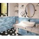 REGATTA HEX BLUE GLOSS 10X20 Brillo