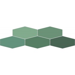 REGATTA HEX EMERALD GLOSS 10X20 Brillo