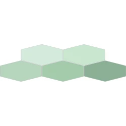 REGATTA HEX GREEN GLOSS 10X20 Brillo