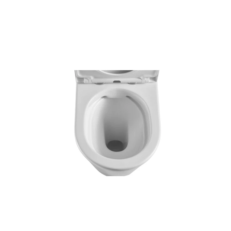 WC SWI BREVIS Compacto RIM-EX 59 cm Blanco Brillo SATBRE031RREXVPSN