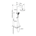 COLUMNA DE DUCHA 2 FUNCIONES SATSTPBCHC SWISS AQUA TECHNOLOGIES