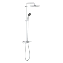 Sistema Ducha de Pared Grohe Vitalio Start System 250 c/ Grifo Termostático Cromado 26816000