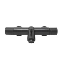 Grifo Termostático Ducha/Bañera Redondo Negro Mate S-Line Pro BSLPRO222TC de Optima