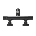 Grifo Termostático Ducha/Bañera Redondo Negro Mate S-Line Pro BSLPRO222TC de Optima