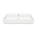 Lavabo INFINITIO BLANCO BRILLO 80,5X46.5 CM con agujero para grifo SATINF8046