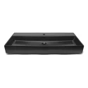 Lavabo INFINITIO NEGRO MATE 80,5X46.5 CM con agujero para grifo SATINF8046