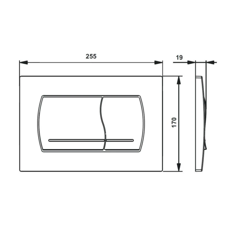 Bastidor ROCA Active cisterna empotrada y pulsador plastico Blanco Brillo con Inodoro suspendido Rim-ex Duravit Blanco Brillo