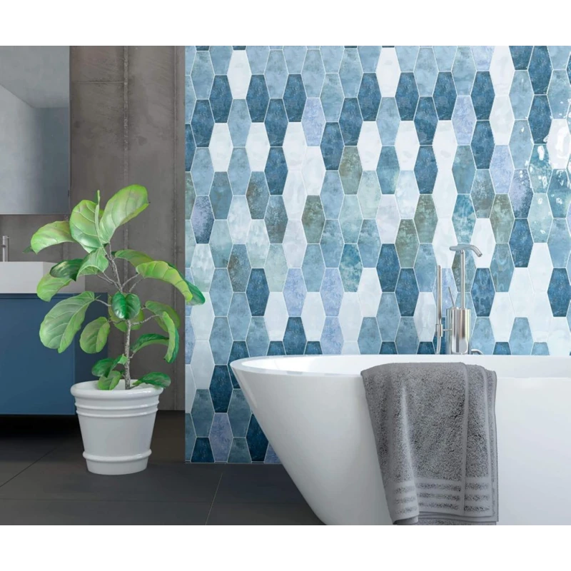 CALM HEX AMALFI BRILLO 10X20 Cerámica Ribesalbes