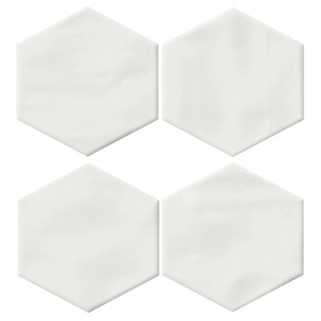 ONE BY ONE MINI HEX WHITE 11.80X10.20 DE CERAMICAS RIBESALBES