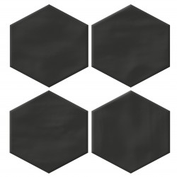 ONE BY ONE MINI HEX BLACK 11.80X10.20 DE CERAMICAS RIBESALBES