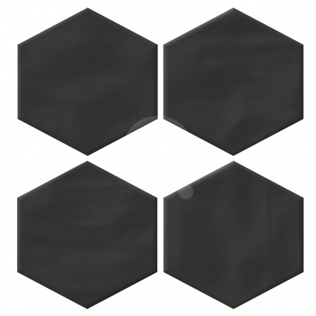 ONE BY ONE MINI HEX BLACK 11.80X10.20 DE CERAMICAS RIBESALBES