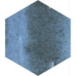 Craft Hex Blue 11.8x10.2 Brillo Revestimiento/Pavimento