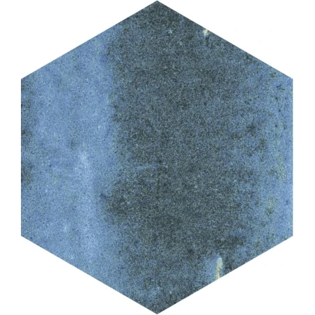 Craft Hex Blue 11.8x10.2 Brillo Revestimiento/Pavimento