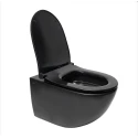 BASTIDOR GROHE PACK CISTERNA EMPOTRADA Y PULSADOR EVEN NEGRO MAT CON INODORO SUSP INFINITIO NEGRO MATE Rim-Ex DE SAT 54cm de SAT