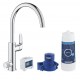 Grohe blue grifo de fregadero pure baucuvre starter kit con Función filtro de agua