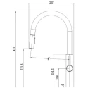 Grifo lavabo cromo extraible 2 chorros SATBSD286 SAT