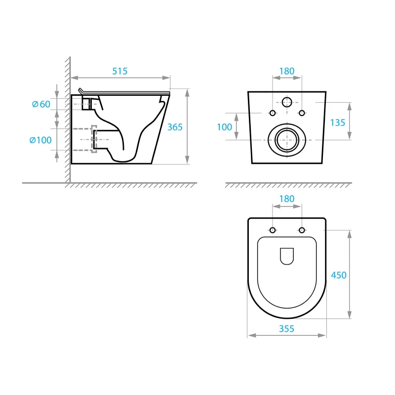 BASTIDOR GROHE PACK CISTERNA EMPOTRADA Y PULSADOR NEGRO MATE CON INODORO SUSPENDIDO SWI BREVIS BLANCO BR Rim-Ex 48cm