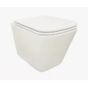 BASTIDOR ROCA DUPLO ONE PACK CISTERNA EMPOTRADA Y PULSADOR PL1 BLANCO BR CON INODORO SUSPENDIDO RIM-EX INFINITIO BLANCO BR 48 CM