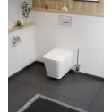 BASTIDOR ROCA DUPLO ONE PACK CISTERNA EMPOTRADA Y PULSADOR PL7 NEGRO MATE WC SUSPENDIDO TREND 49CM SIST.VORTEX DE KP