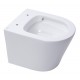 CADRE ROCA DUPLO ONE PACK BÂTI-SUPPORT ET PLAQUE DE COMMANDE PL7 BLANC MATE AVEC WC SUSPENDU RIM-EX INFINITIO BLANC MATE 48CM