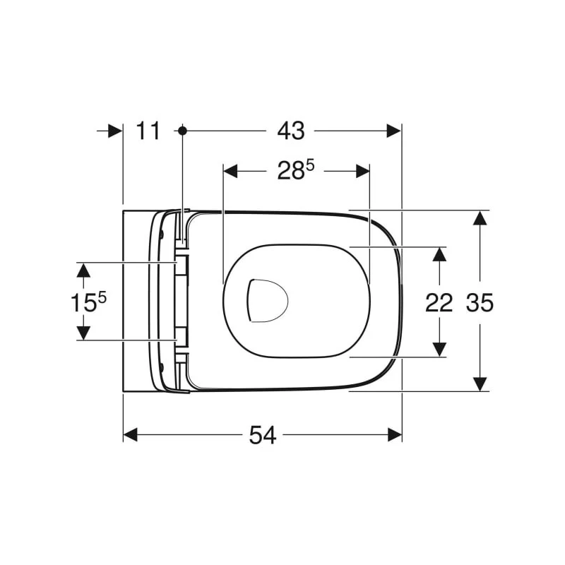 BASTIDOR ROCA DUPLO ONE PACK CISTERNA EMPOTRADA Y PULSADOR PL7 BLANCO MAT CON INODORO SUSPENDIDO SMYLE SQUARE DE GEBERIT